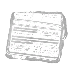 "Discipline" - Carter's Notes